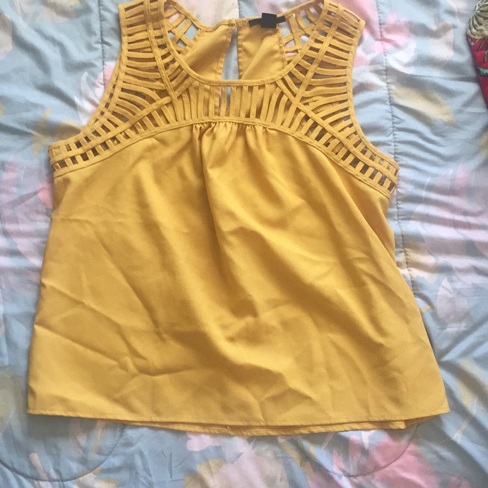 Mustard blouse